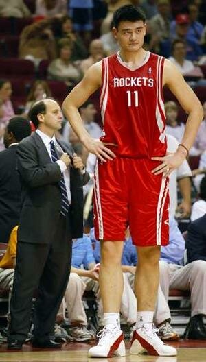 Yao Ming Jeff Van Gundy
